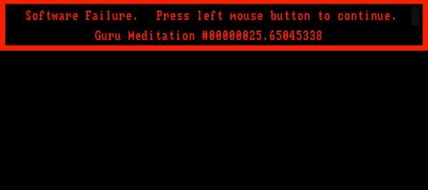 Guru Meditation 1.0 – Leggere attentamente le avvertenze.